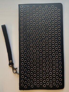 FOREVER 21 Faux Leather Clutch with Grommet Detail NWOT